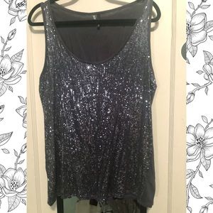 Maurice’s Grey Sequin Tank
